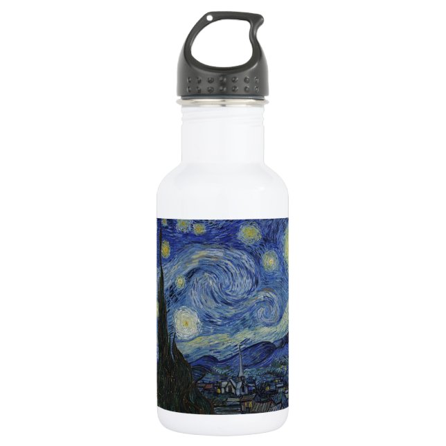 Botella De Agua Noche estrellada de Van Gogh (Anverso)