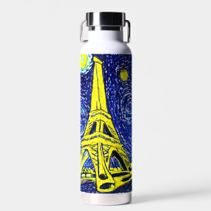 Botella De Agua Noche estrellada París Francia