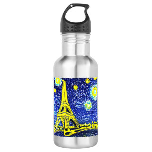 Botella De Agua Noche estrellada París Francia