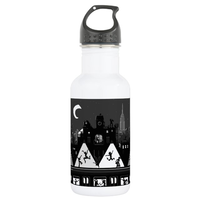 Botella De Agua Noches de Boogie de Nueva York (Anverso)