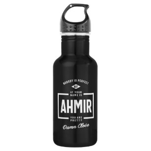 Botella De Agua Nombramiento personalizado de Ahmir Regalo de cump
