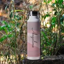 Nombre abstracto beige rosado