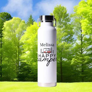 Botella De Agua nombre de adición fresco Camper feliz