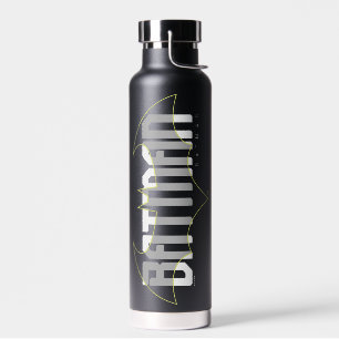 Botella De Agua Nombre de alta tecnología de Batman Gráfico