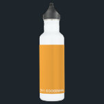 Botella De Agua Nombre de color amarillo de Gooseberry de Cabo<br><div class="desc">El cabo Gooseberry,  también conocido como Physalis,  es una planta de la familia de la sombra,  cuyas bayas crecen dentro de una calíx protectora de papel. Aquí,  el distintivo color amarillo cálido de la baya da su nombre a uno de los matices distintivos de Nomencolores.</div>