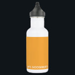 Botella De Agua Nombre de color amarillo de Gooseberry de Cabo<br><div class="desc">El cabo Gooseberry,  también conocido como Physalis,  es una planta de la familia de la sombra,  cuyas bayas crecen dentro de una calíx protectora de papel. Aquí,  el distintivo color amarillo cálido de la baya da su nombre a uno de los matices distintivos de Nomencolores.</div>