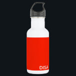 Botella De Agua Nombre de color rojo de Disa<br><div class="desc">Nombre de color rojo de Disa</div>