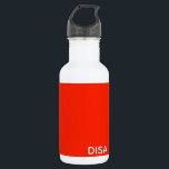 Botella De Agua Nombre de color rojo de Disa<br><div class="desc">Nombre de color rojo de Disa</div>