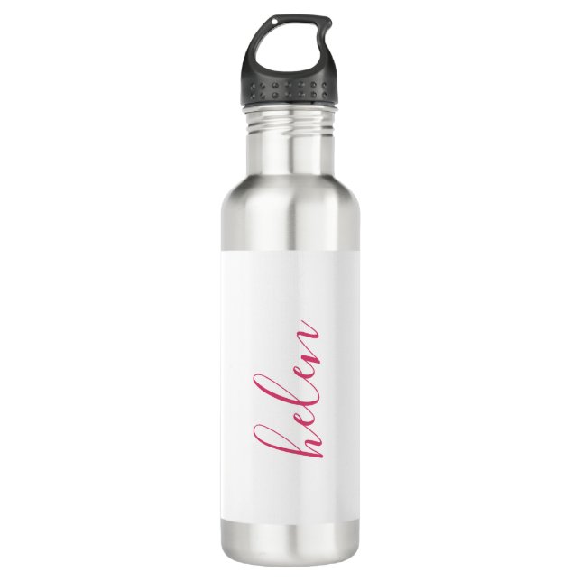 Botella De Agua Nombre de guión Personalizado de regalo personaliz (Anverso)