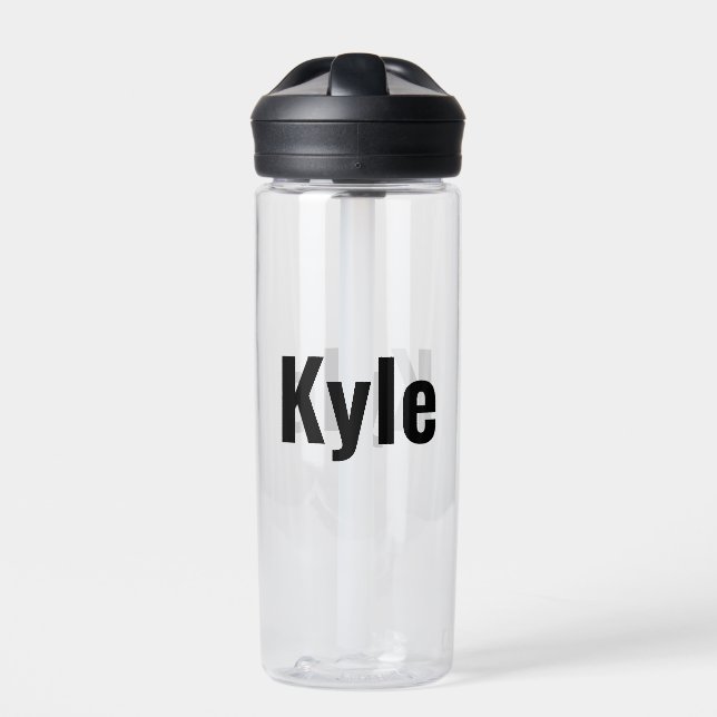 Botella De Agua Nombre de Kyle Mens, (Delante)