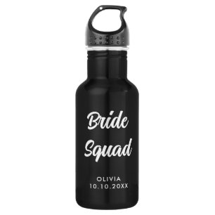 Botella De Agua Nombre de la fiesta de soltera del equipo de la no