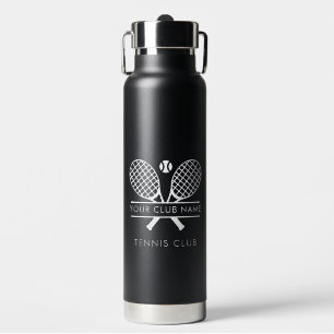 Botella De Agua Nombre del club de tenis Equipo Swag