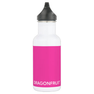 Botella De Agua Nombre del color rosa de la fruta de la bebida