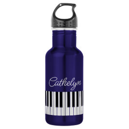 Botella De Agua Nombre del profesor de música de teclado de piano 