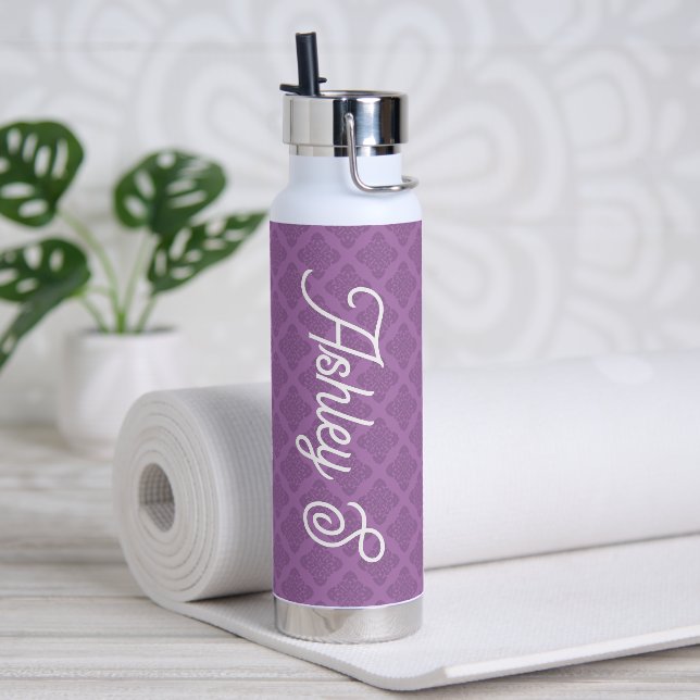 BOTELLA DE AGUA NOMBRE PERSONALIZADO (Yoga)