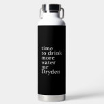Botella De Agua Nombre personalizado<br><div class="desc">Nombre personalizado Botella de agua. Tienes que editar tu nombre con esta etiqueta de botella de agua.</div>