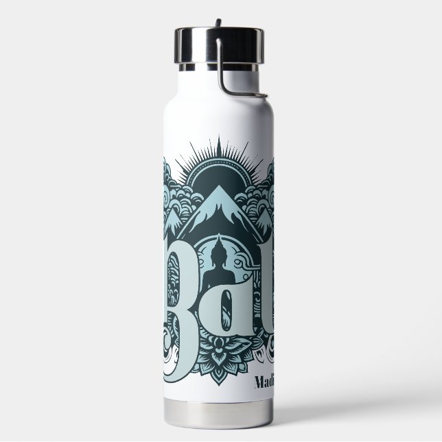 Botella De Agua Nombre personalizado Bali (Izquierda)