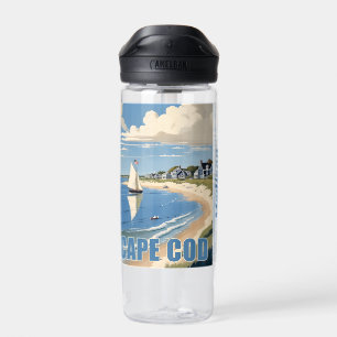 Botella De Agua Nombre personalizado Cabo Cod Massachusetts