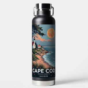 Botella De Agua Nombre personalizado Cabo Cod Massachusetts