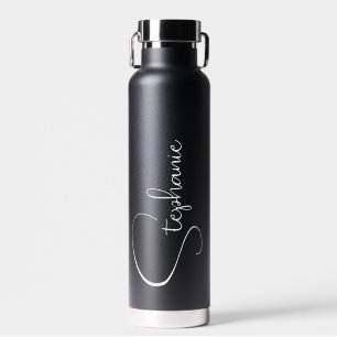 Botella De Agua Nombre personalizado con letra script