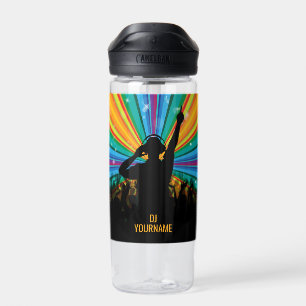 Botella De Agua Nombre personalizado de DJ de música