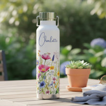 Nombre personalizado de flor silvestre colorida