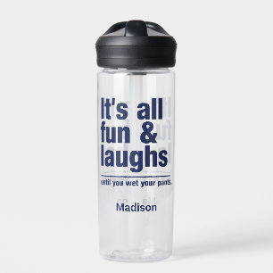Botella De Agua Nombre personalizado de FUN & LAUGHS
