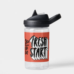 Botella De Agua Nombre personalizado de la escuela de inicio recie