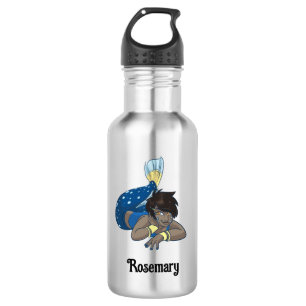 Botella De Agua Nombre personalizado de Lady mermaid