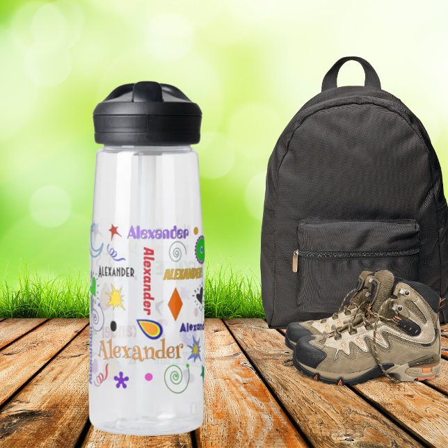 Botella De Agua Nombre personalizado de las formas caprichosas de  (Subido por el creador)