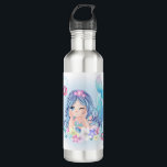 Botella De Agua Nombre personalizado de los niños con sirena de co<br><div class="desc">Este moderno diseño cuenta con una preciosa sirena acuática con su nombre personalizado. Personalice editando el texto en el cuadro de texto proporcionado. #lindo #mermaid #niñly #casa #drinkware #botellas de agua #escuela #personalización #nombre #colorido #personalizado #feminine #cumpleaños #regalo #regalos para las chicas #regalos personalizados #fiesta #celebra #lindo #personalizado #nombre #diversión...</div>
