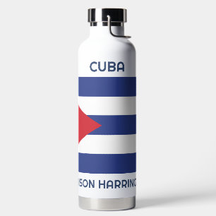 Botella De Agua Nombre personalizado de marca de Cuba