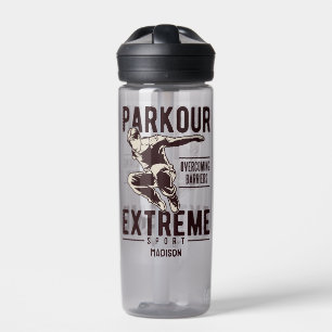 Botella De Agua Nombre personalizado de PARKOUR
