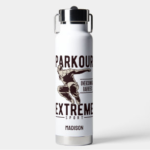 Botella De Agua Nombre personalizado de PARKOUR