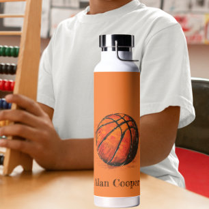 Botella De Agua Nombre personalizado del deporte artístico de balo