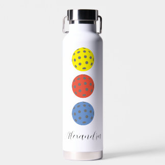 Botella De Agua Nombre personalizado del jugador de bolas