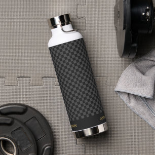 Botella De Agua Nombre personalizado del patrón controlado