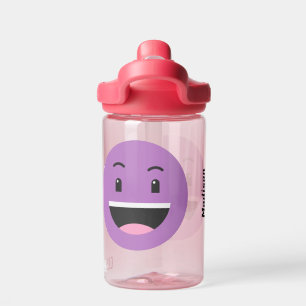 Botella De Agua Nombre personalizado Emoticon divertido