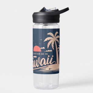 Botella De Agua Nombre personalizado Hawaii