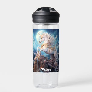 Botella De Agua Nombre personalizado lindo unicornio