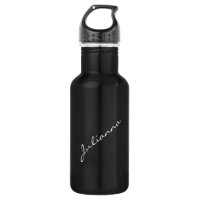 Nombre Personalizado Negro Blanco Bridal Favor Fit