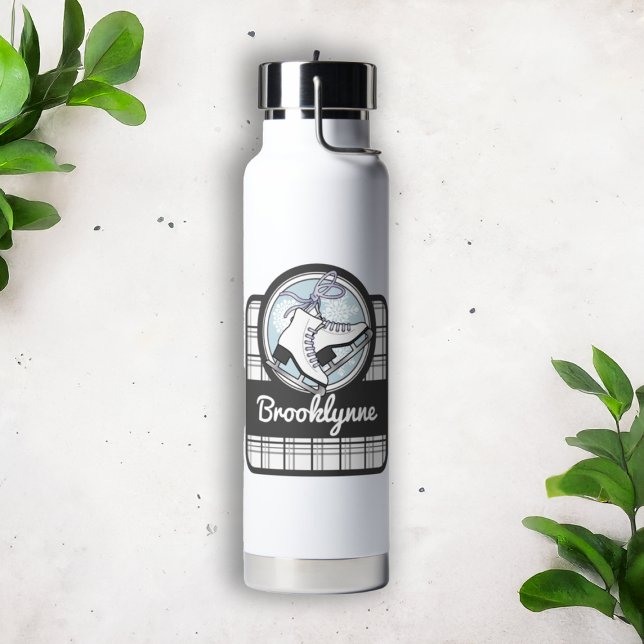 Botella De Agua Nombre Personalizado Patinaje moderno sobre hielo  (Subido por el creador)