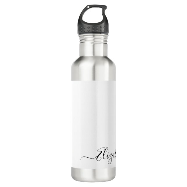 Botella De Agua Nombre personalizado personalizado tumbler Elizabe (Anverso)