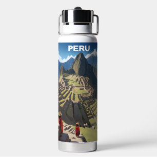 Botella De Agua Nombre personalizado Perú Machu Picchu
