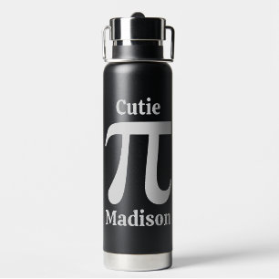 Botella De Agua Nombre personalizado Pi / Cutie Pie