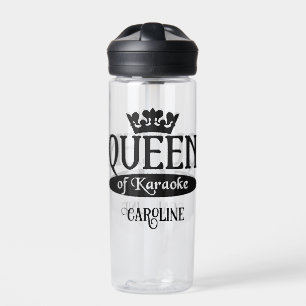 Botella De Agua Nombre personalizado Reina de karaoke