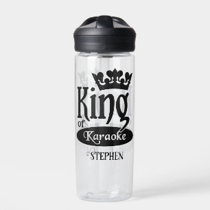 Botella De Agua Nombre personalizado Rey de Karaoke