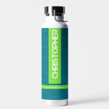 Nombre personalizado verde moderno