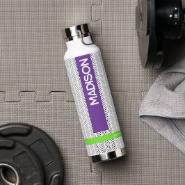 Botella De Agua Nombre personalizado | Viajes personalizados