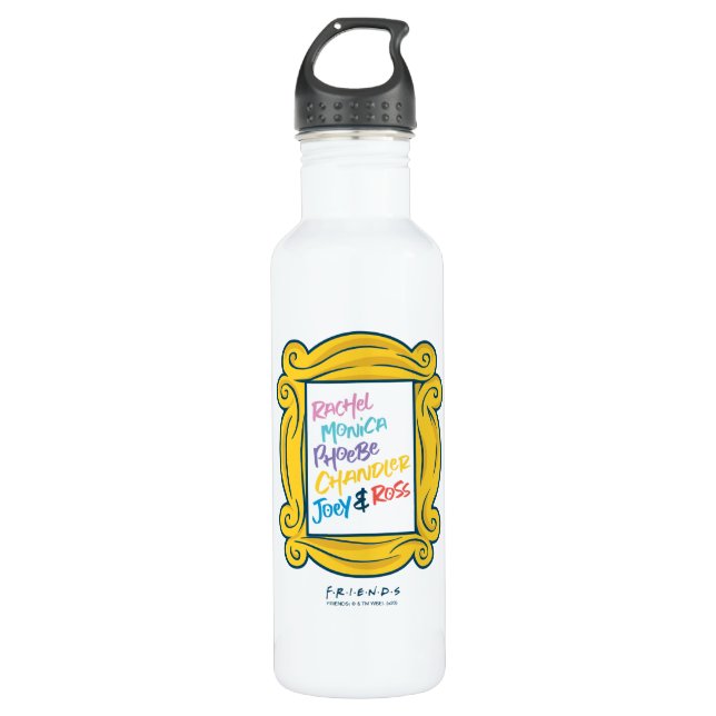 Botella De Agua Nombres FRIENDS™ en Peephole (Anverso)